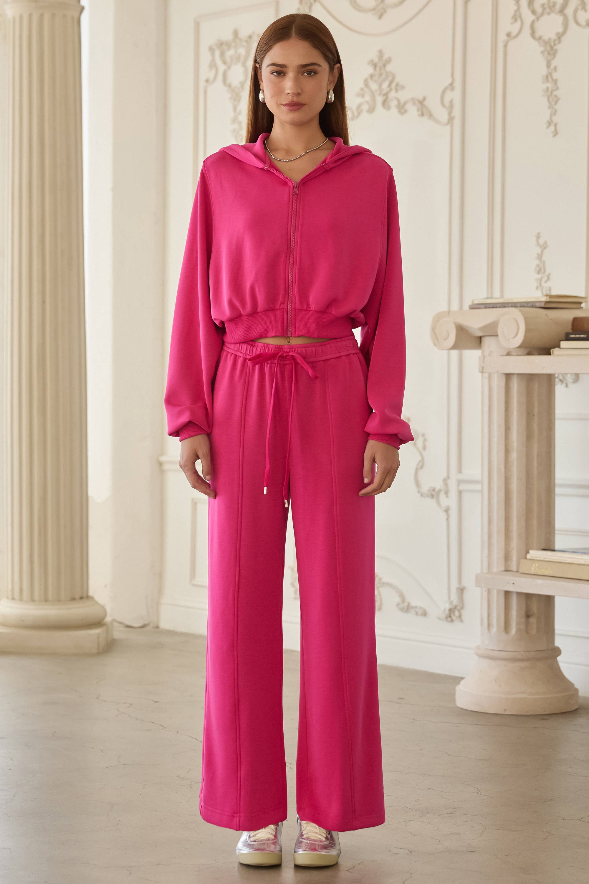 SKIES ARE BLUE - Wholesale Pants - Women's - Soft Modal Easy Pull Up Pants16