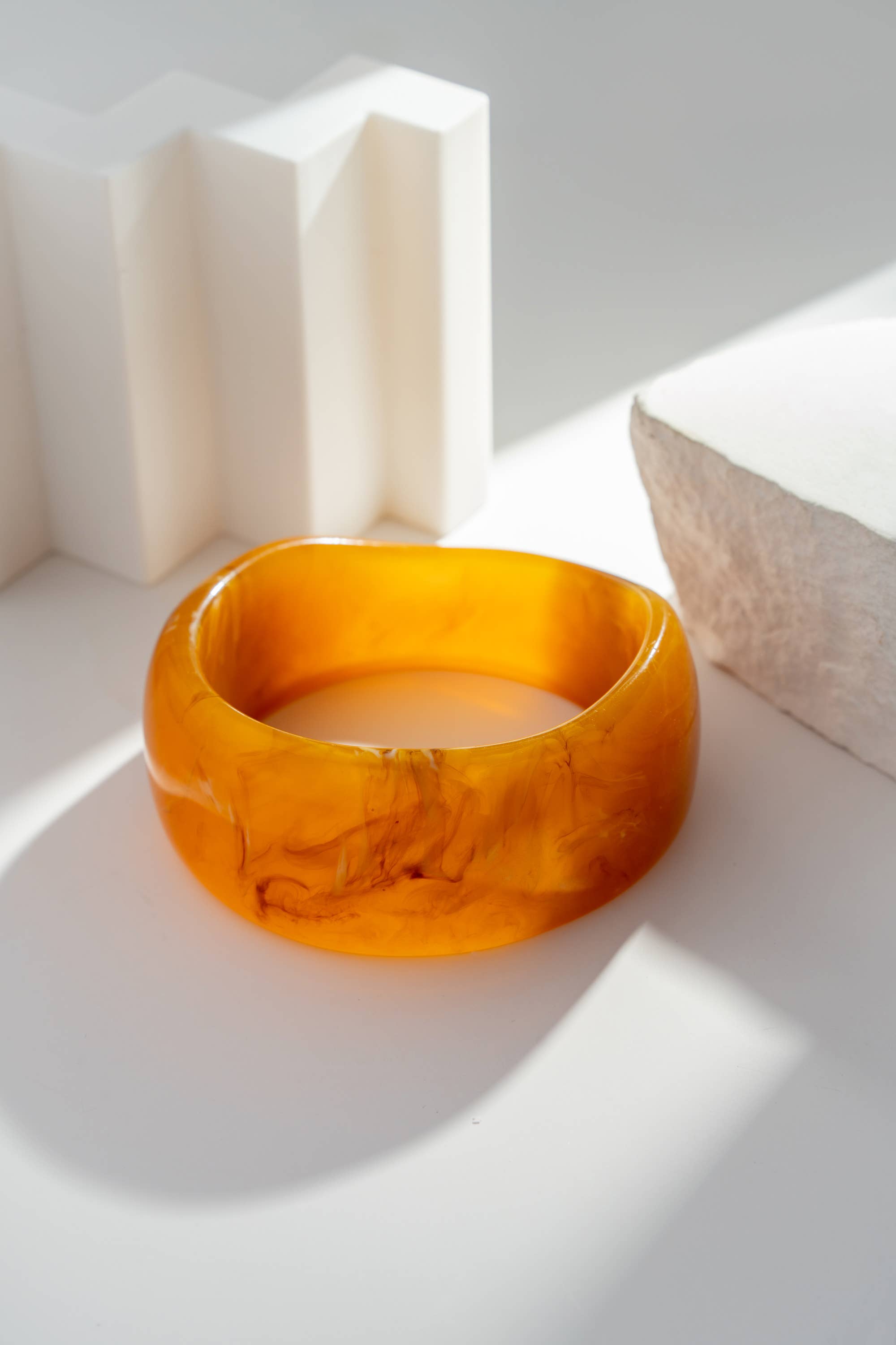 COSMOS - Wholesale Cuff Bracelet - Wide Brown Ecru Gold Trendy Bracelets1