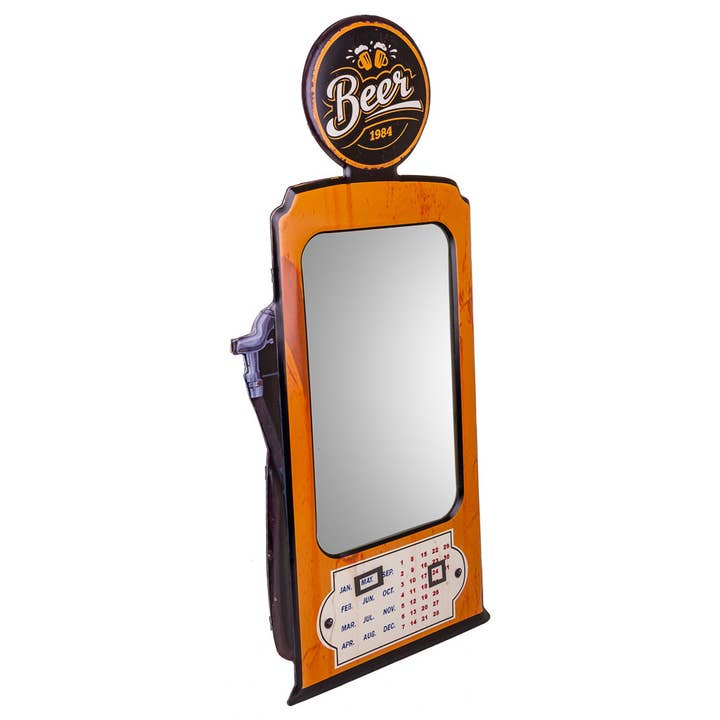 GUL METAL SPEJL 42x82x5h cm for engroshandel hos Creaciones Meng