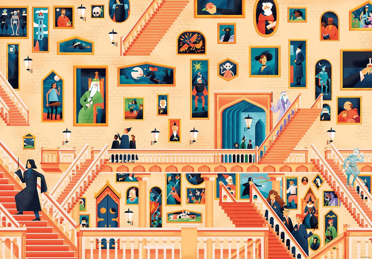 Cardshouse - Wholesale Puzzle - Adult - Exploring Hogwarts Puzzle and Book Set Insight Editions2