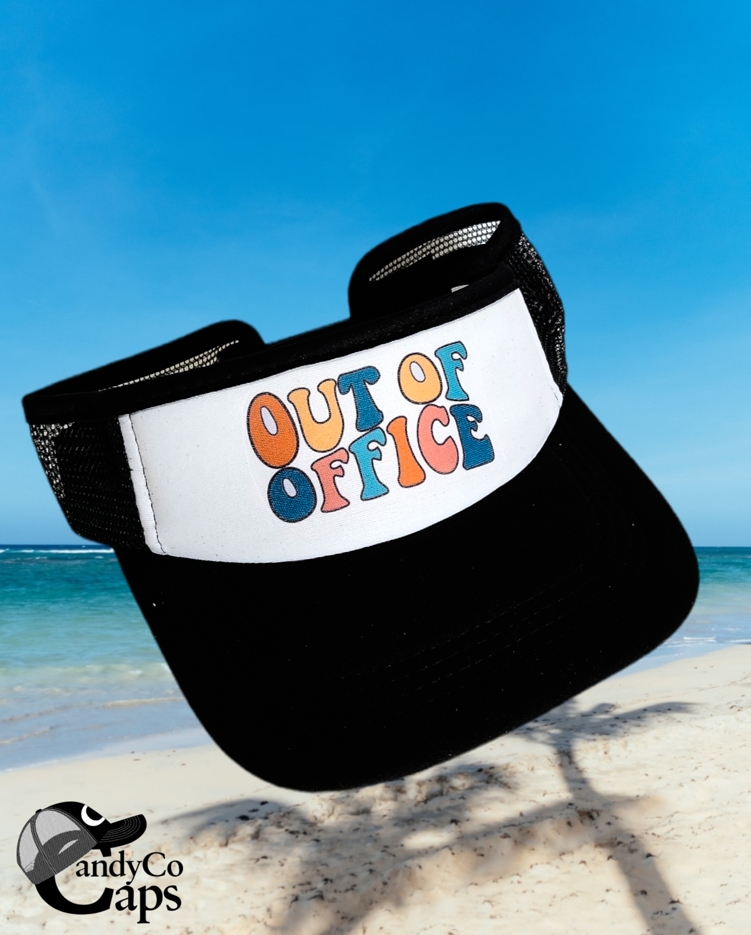 The Candy Collections – wholesale Visor – Women's – Out of office ooo vacation visor beach gone fishing boat hat0