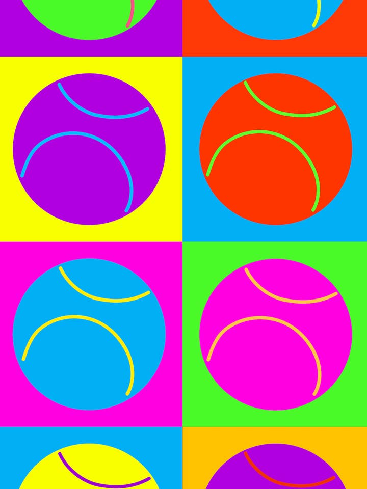 NEW! Pop Art Tennis for wholesale by Clutch Towels
