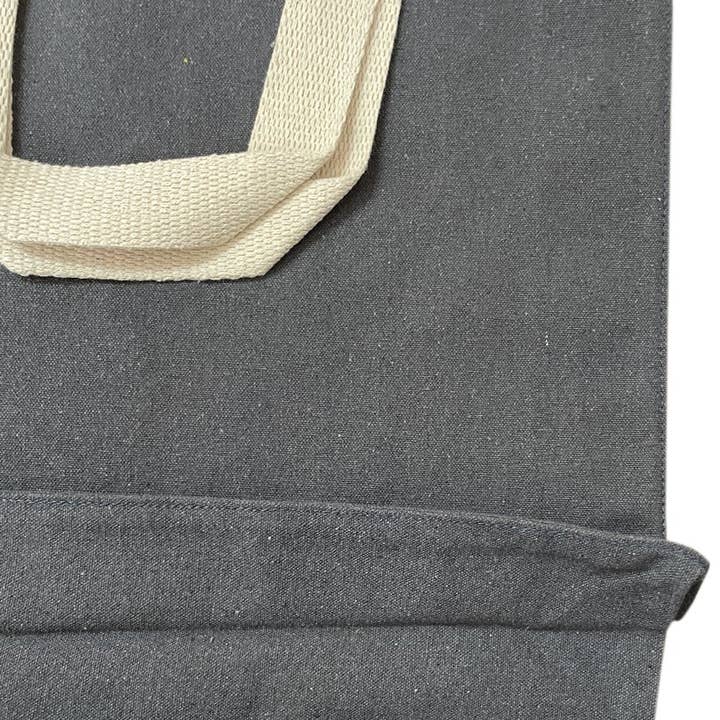 Charcoal TBF Recycled Heavy Canvas Tote with Full Gusset - RC830 for wholesale on Faire3
