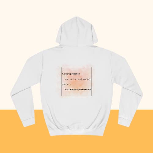 College Hoodie "Dog Adventure" für den Großhandel von Pawzlove