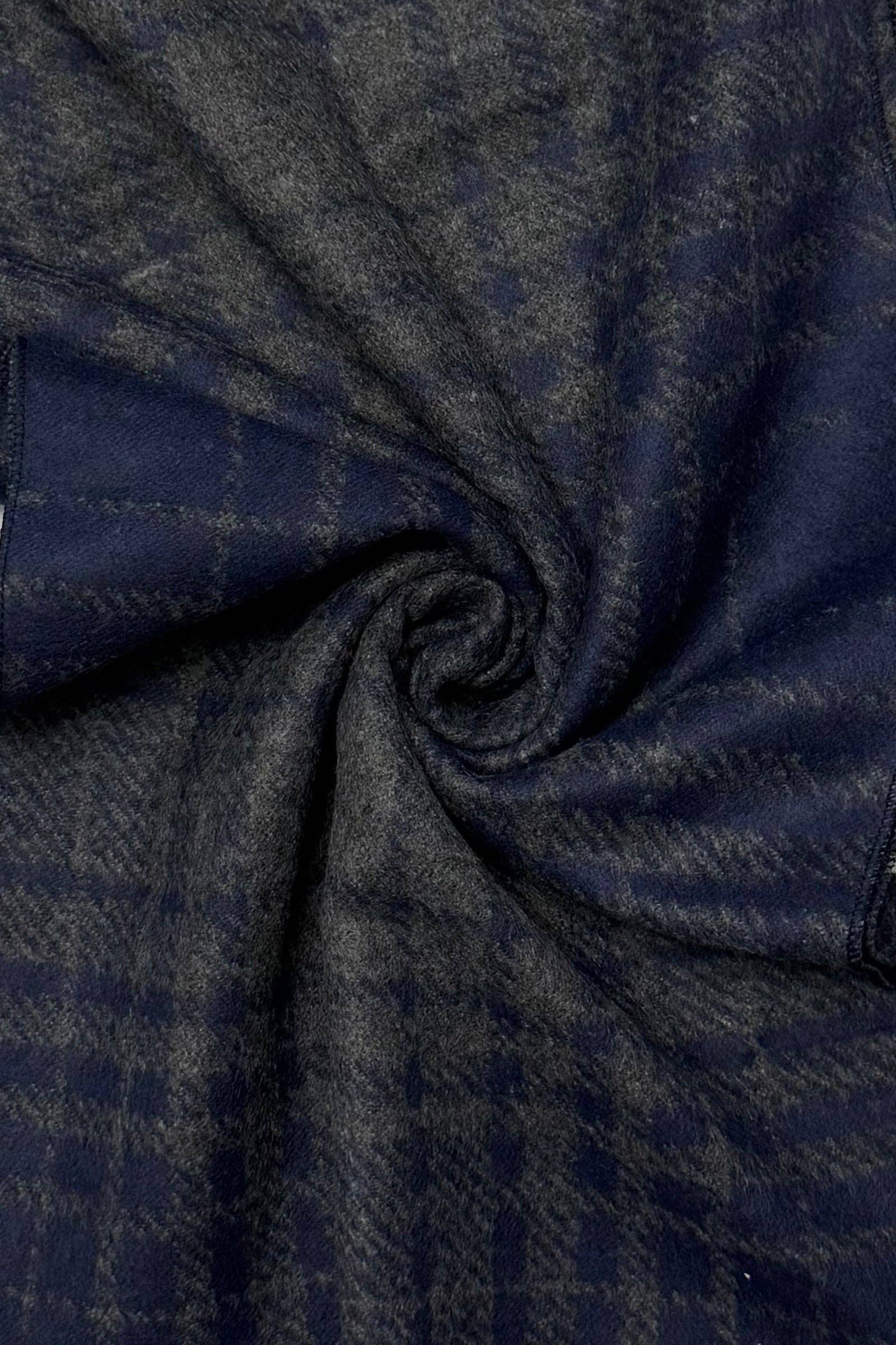 Fashion Scarf World - Wholesale Scarf - Unisex - Grid Check Print Reversible Mens/Unisex Frayed Scarf11