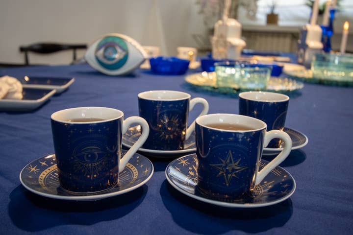 AULICA - Wholesale Coffee/Tea Cup - Astres cups and saucers - set of 42