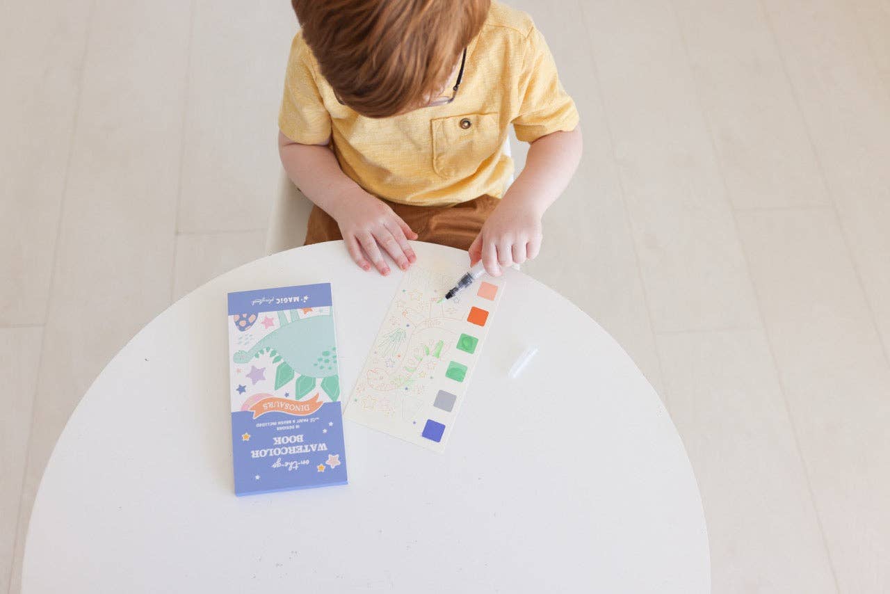 MagicPlaybook - Wholesale Art Set - Kids & Baby - Dinosaur Watercolor Book for Kids Portable, Screen-Free Art2