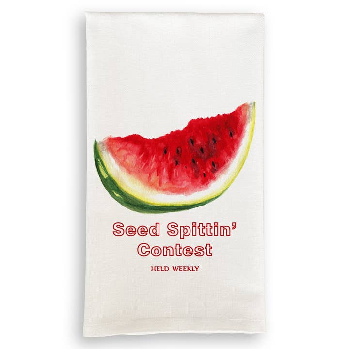 French Graffiti - Wholesale Tea Towel - Watermelon