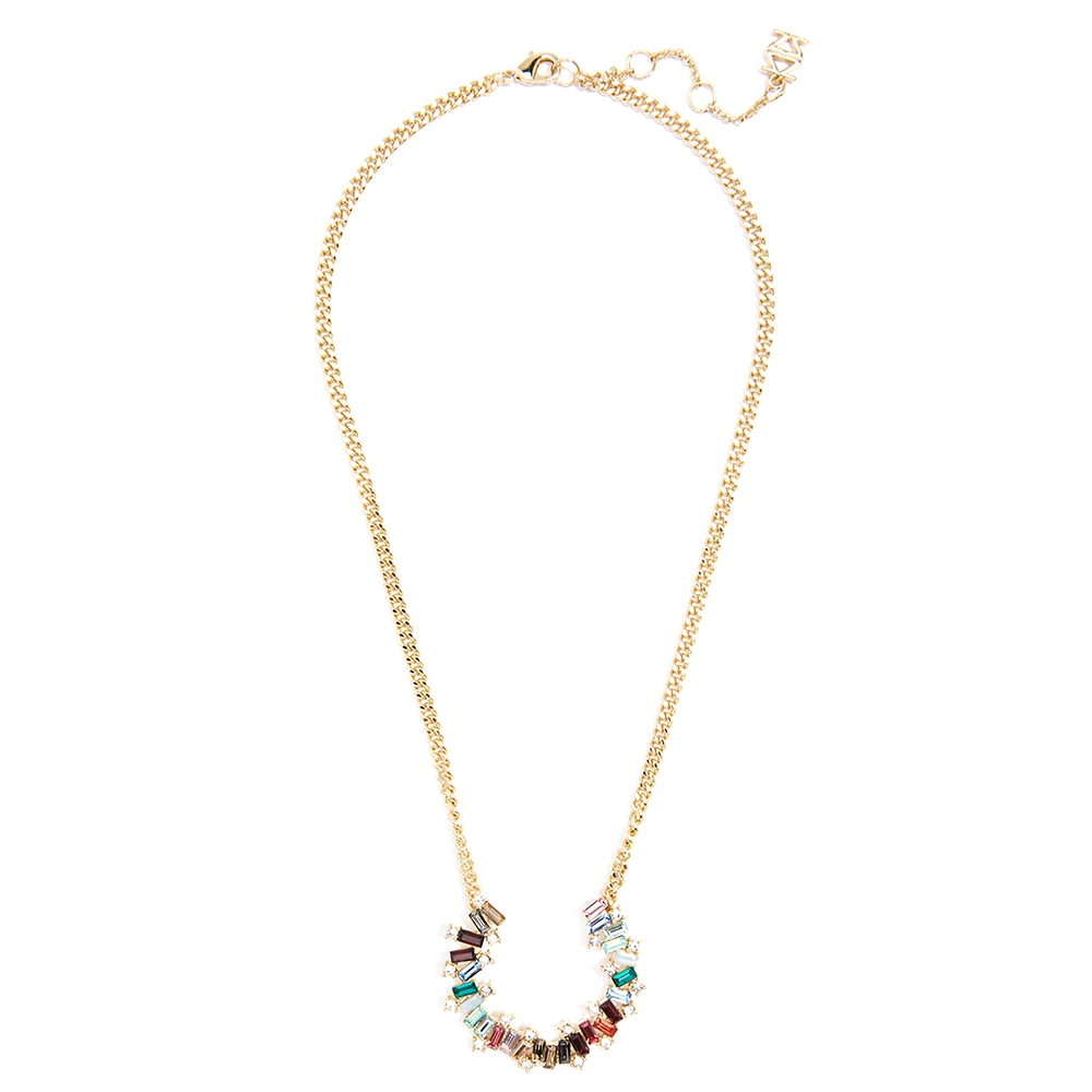 ZENZII Jewelry - Vendita all'ingrosso Collana con ciondolo/pendaglio - Collana con ciondolo decorato con cristalli colorati.7