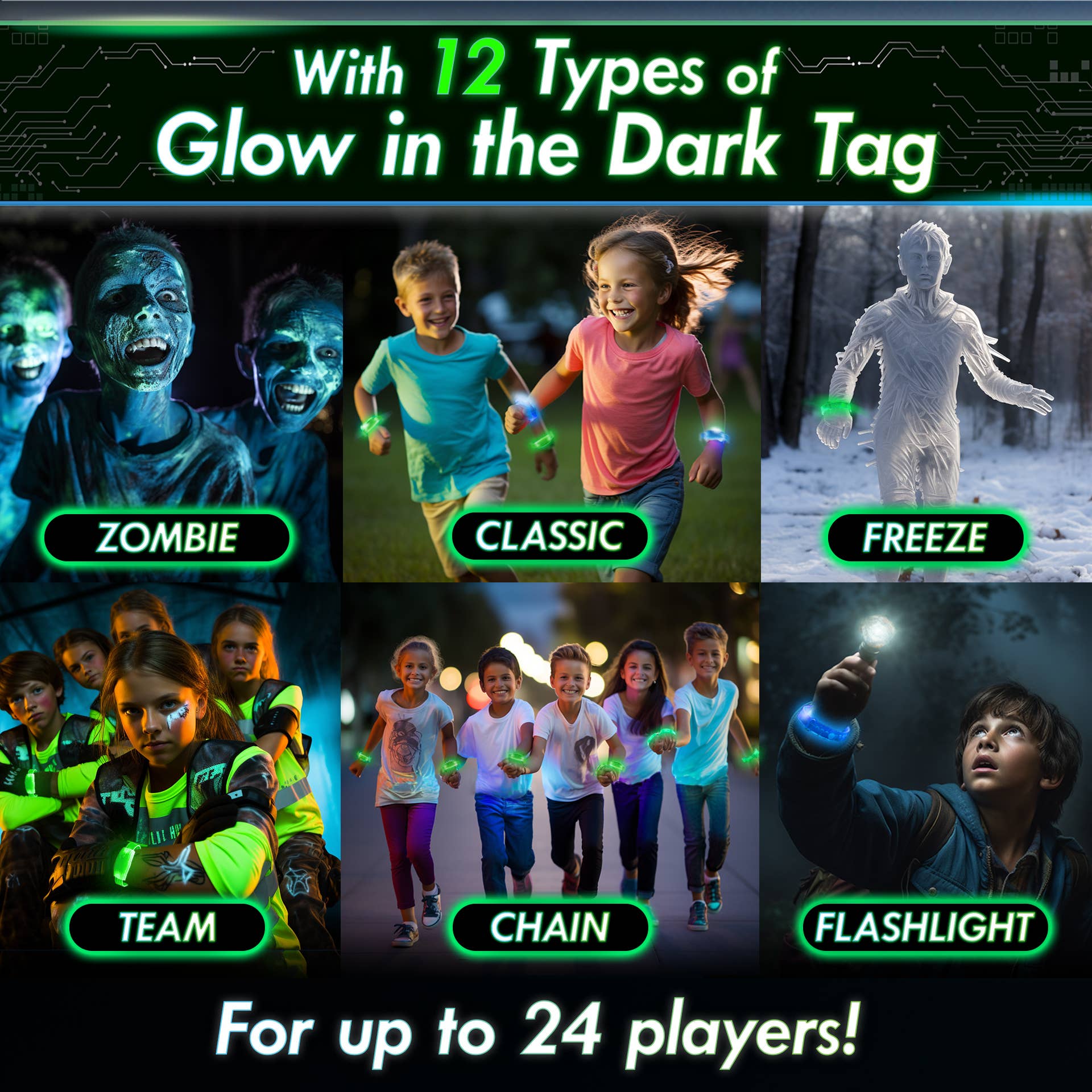 Starlux Games - Wholesale Light-Up Toy - Kids & Baby - Glow Tag – An Outdoor Game Set for Kids2