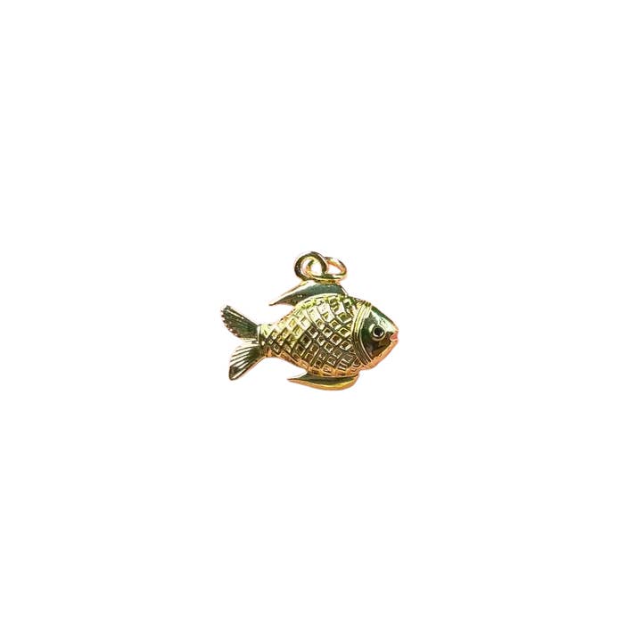 Golden Fin Fish Charm for wholesale by Deep South Originals Inc.