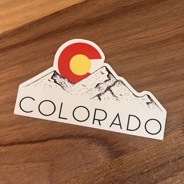 Colorado-Berg Aufkleber für den Großhandel von CO|Creative