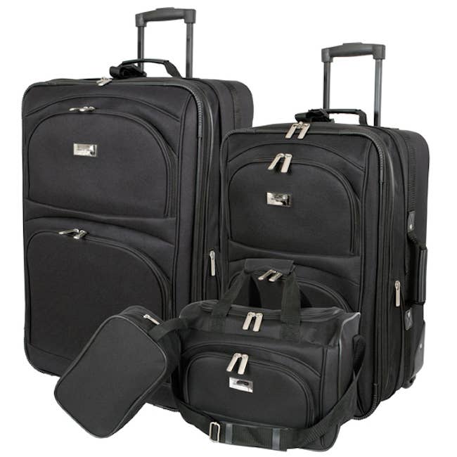 geoffrey beene hardside luggage set