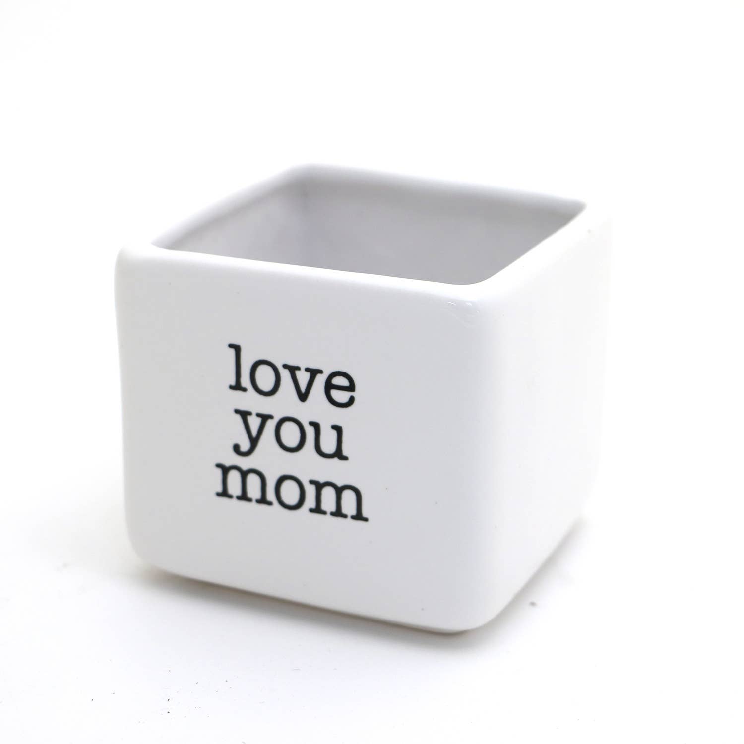 Lenny Mud – wholesale Plant pot – Love you mom, mini planter or succulent pot. Mother's Day4