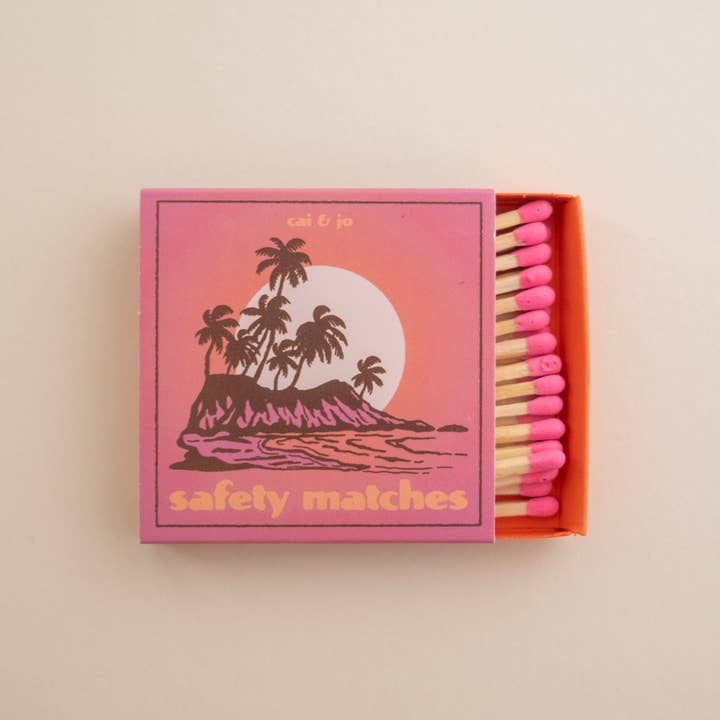 cai & jo – wholesale Matches – Small Matchbox in Lavender Sunset1