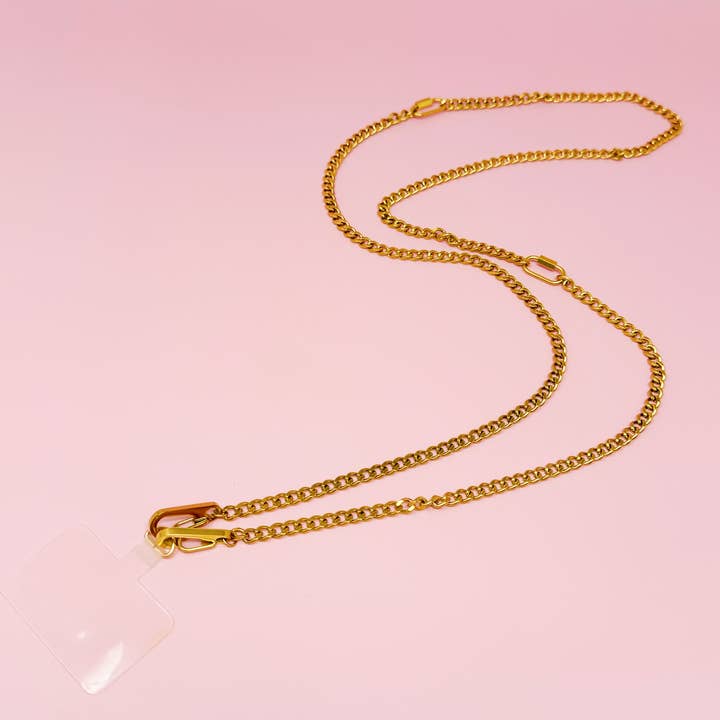 Ellison+Young - Wholesale Lanyard - Women's - Golden Chain Multi Function Phone Lanyard