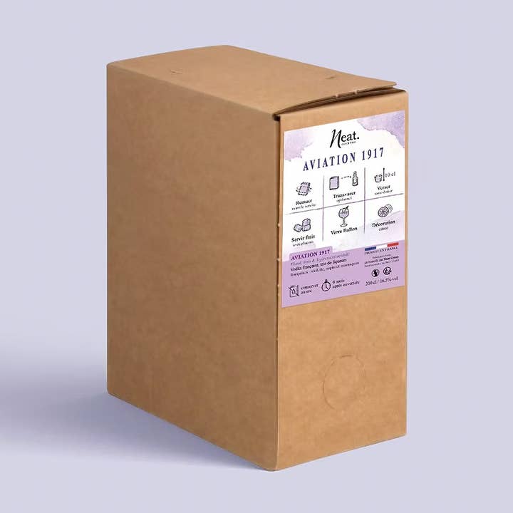 Færdigblandet cocktail - Aviation 1917 (3L) for engroshandel hos Neat Cocktail