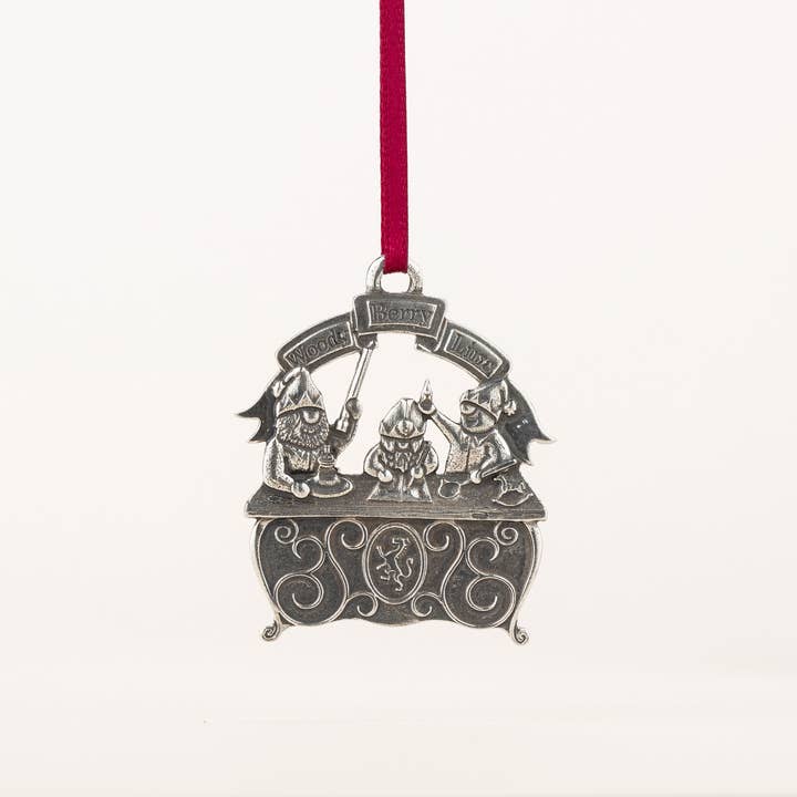 Three Elves Ornament for wholesale by Danforth Pewter