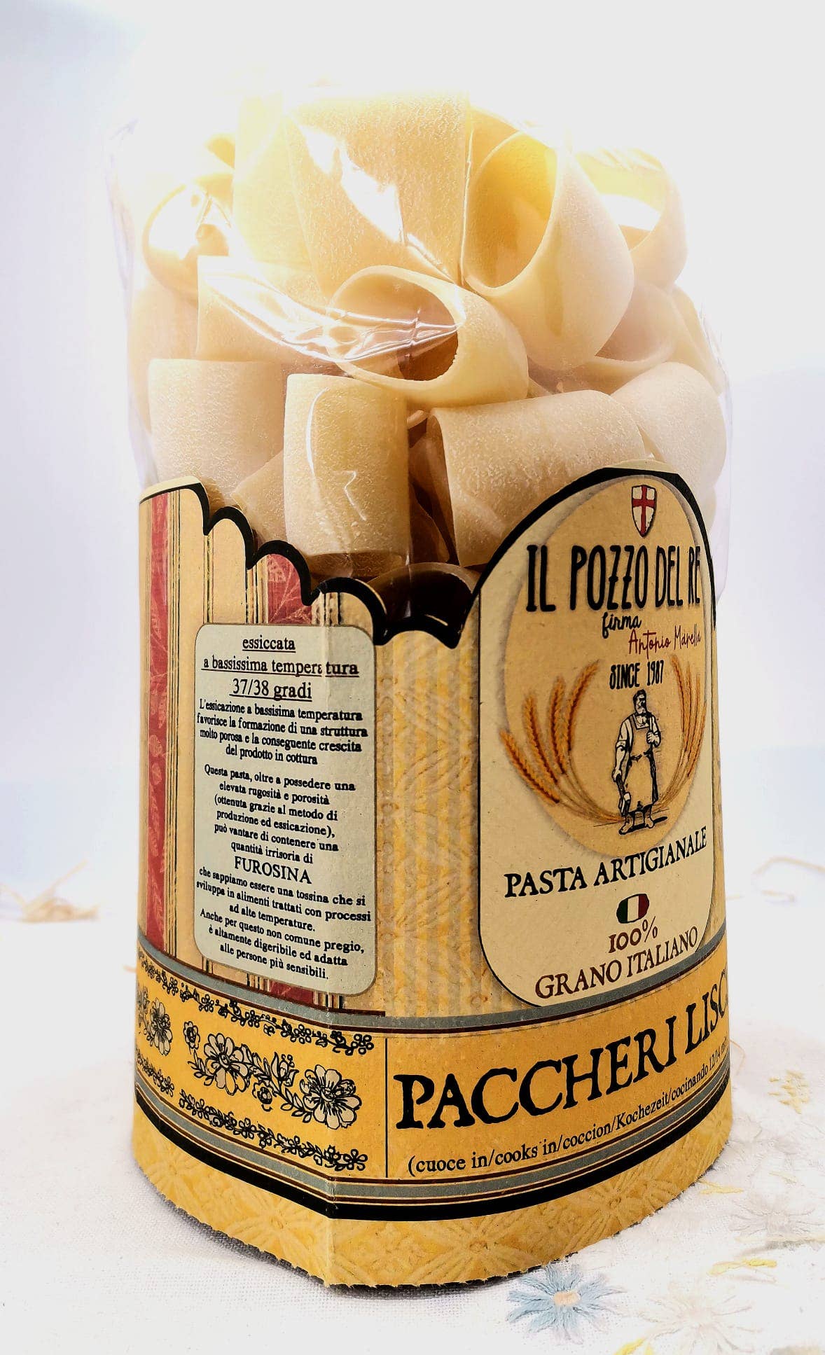 IL POZZO DEL RE firma Antonio Marella - Vente Pâtes - Paccheri Lisci 500 G1