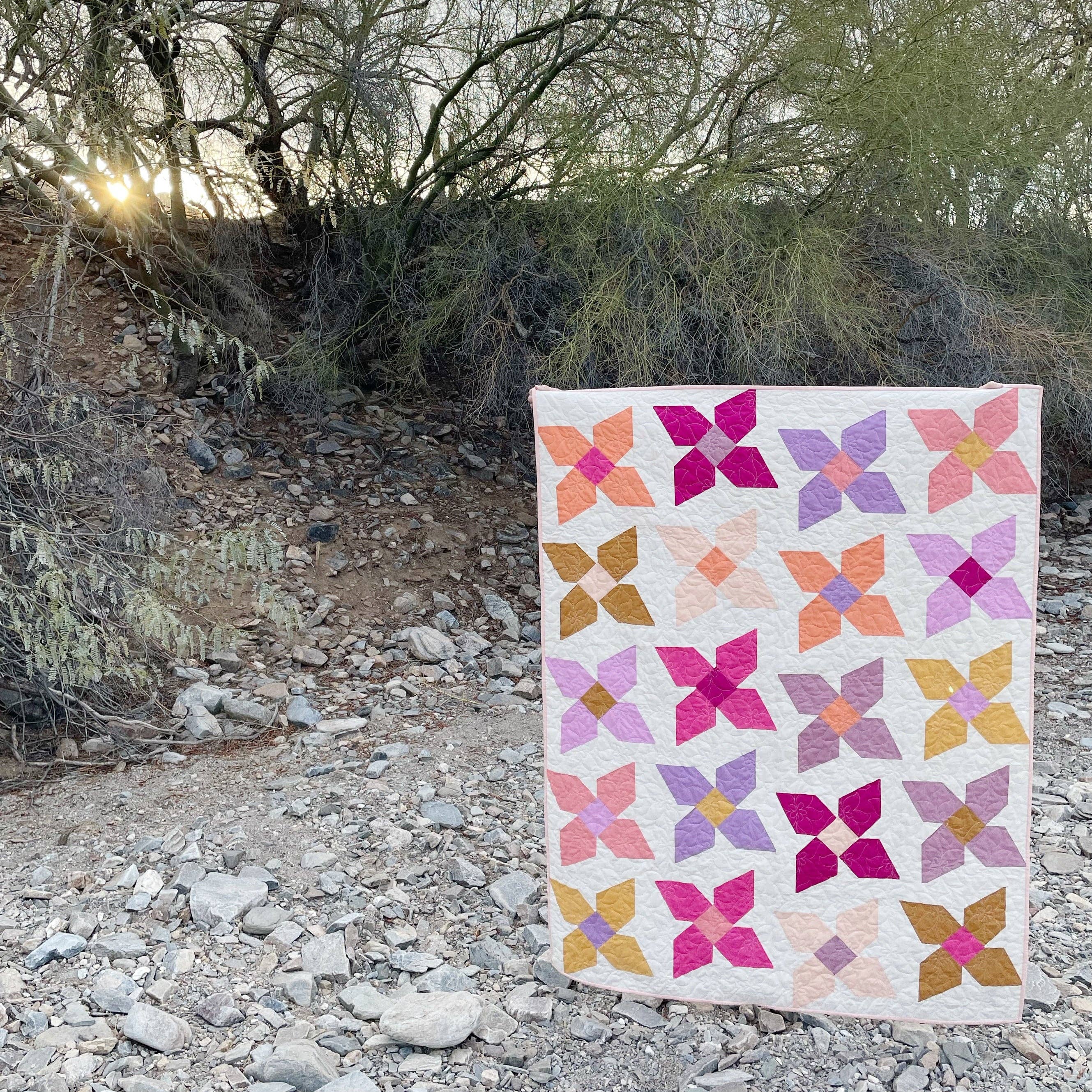 Nollie Bean – wholesale Craft sewing kit – Paradise Lane Quilt Pattern (Printed)4