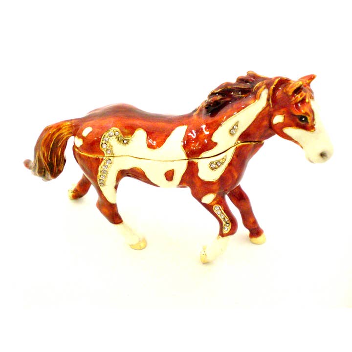 Ciel Collectables – wholesale Jewellery box/organiser – Horse Trinket Box1