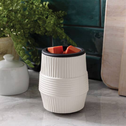 Candle Warmers Etc. Duftlampen & Kerzen - Wholesale Wax Warmer - CANDLE WARMERS® Flip Dish Fragrance Warmer PORCELAIN RIDGE electric.