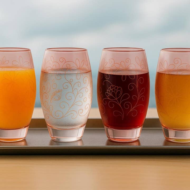 Krediz - Wholesale Cocktail/Liquor Glass - Epure Glass Cups Serverware Collection - Set of 413