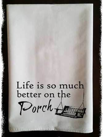 Better On Porch - 30" x 30" for wholesale by Familiar Goods