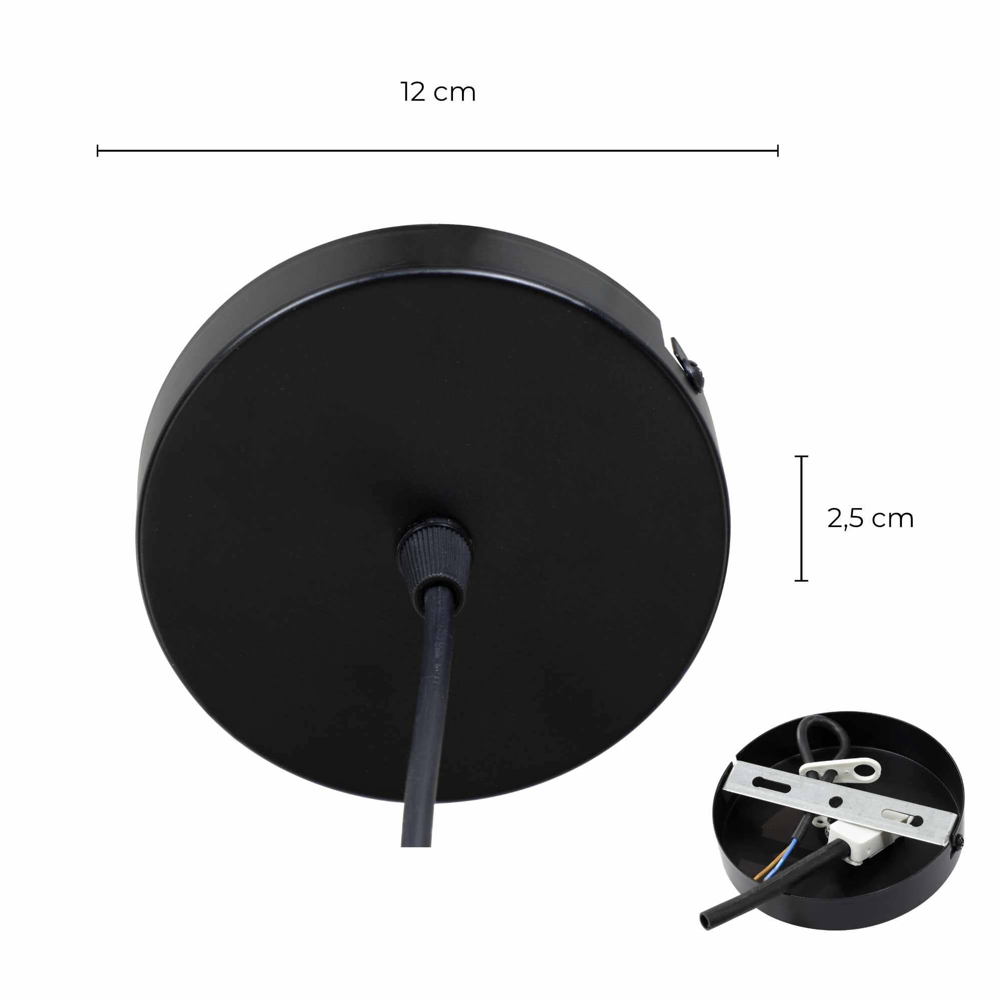 C-Création - Vente Lustre/Suspension - Suspension en verre coloré style rétro Népi4