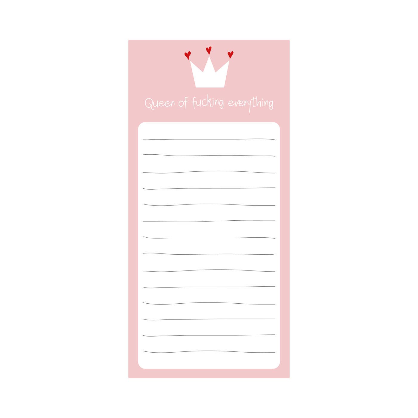 Mea-Living - Wholesale Notepad - Queen of Fucking Everything notepad0