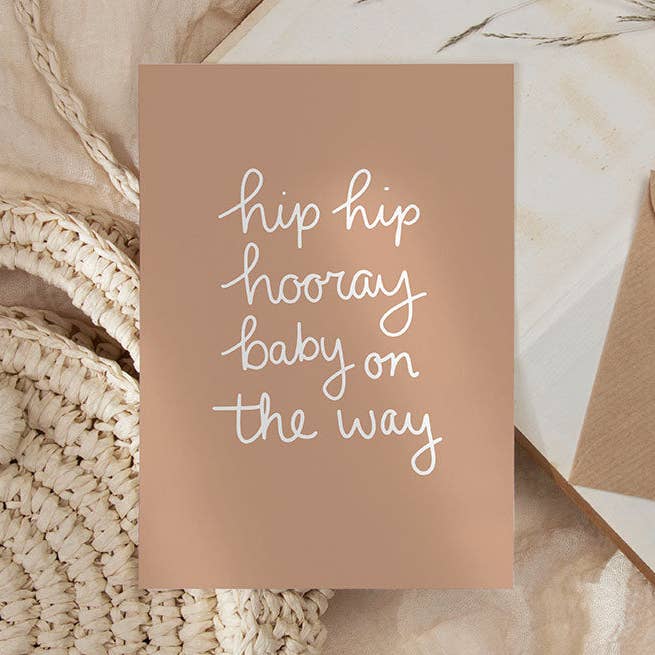 Karte | Hip hip hurra, Baby ist unterwegs für den Großhandel von NynkeOntwerpt