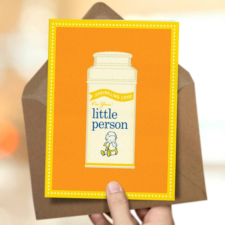 OTS430 Nuovo bambino o ragazza biglietto 'asperkling love' per la vendita all'ingrosso da parte di The Typecast Gallery