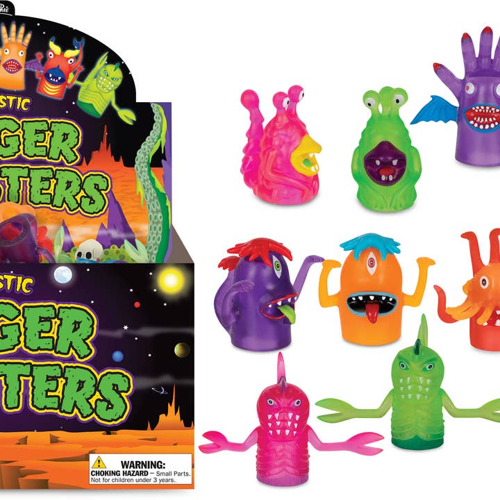 Incognito - Wholesale Finger Puppet - Kids & Baby - FINGER PUPPET - FANTASTIC FINGER MONSTERS