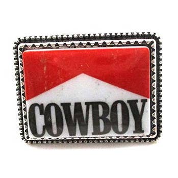 Bague Manchette Cowboy Rectangle Occidental pour la vente par Snowing West