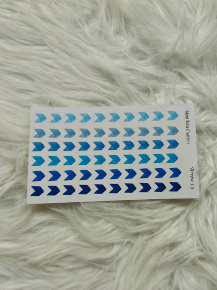 Functional planner stickers Arrow 1.3 for wholesale by Mimi Mira Creations