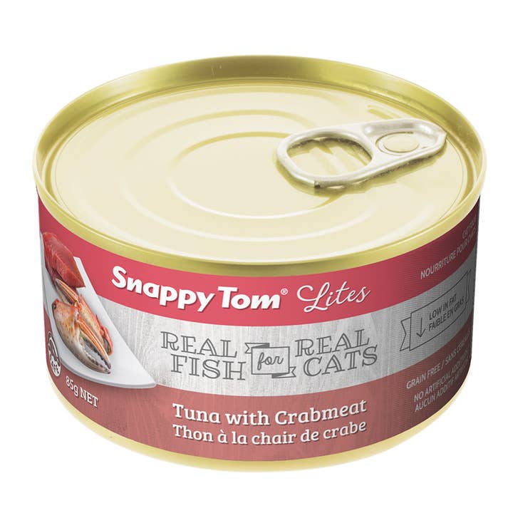 Snappy Tom Lites® 3oz - Tuna with Crabmeat for wholesale by Snappy Tom Pet Supply