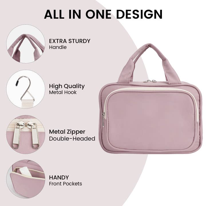 wandf - Wholesale Toiletry Bag - Women's - Large Capacity Waterproof Hanging Toiletry Bag Travel Bag48