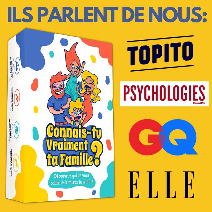 Oh Happy Games - Jeux de société - Wholesale Kaartspel - Ken je je familie echt? De favoriete quizspel van hechte families! 👪🏆4
