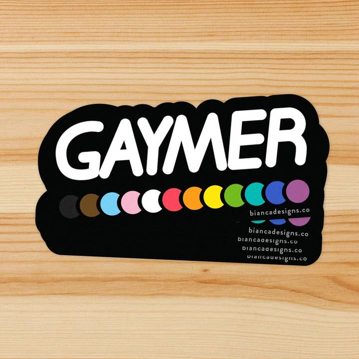Gaymer klistermärke för wholesale av Bianca's Design Shop