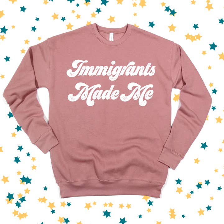 Suéter de Inmigrantes Made Me (malva) para venta al por mayor de Vida + Wild