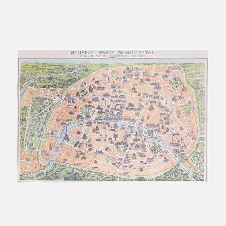 Paris Monumental Poster for wholesale by Les Parisettes