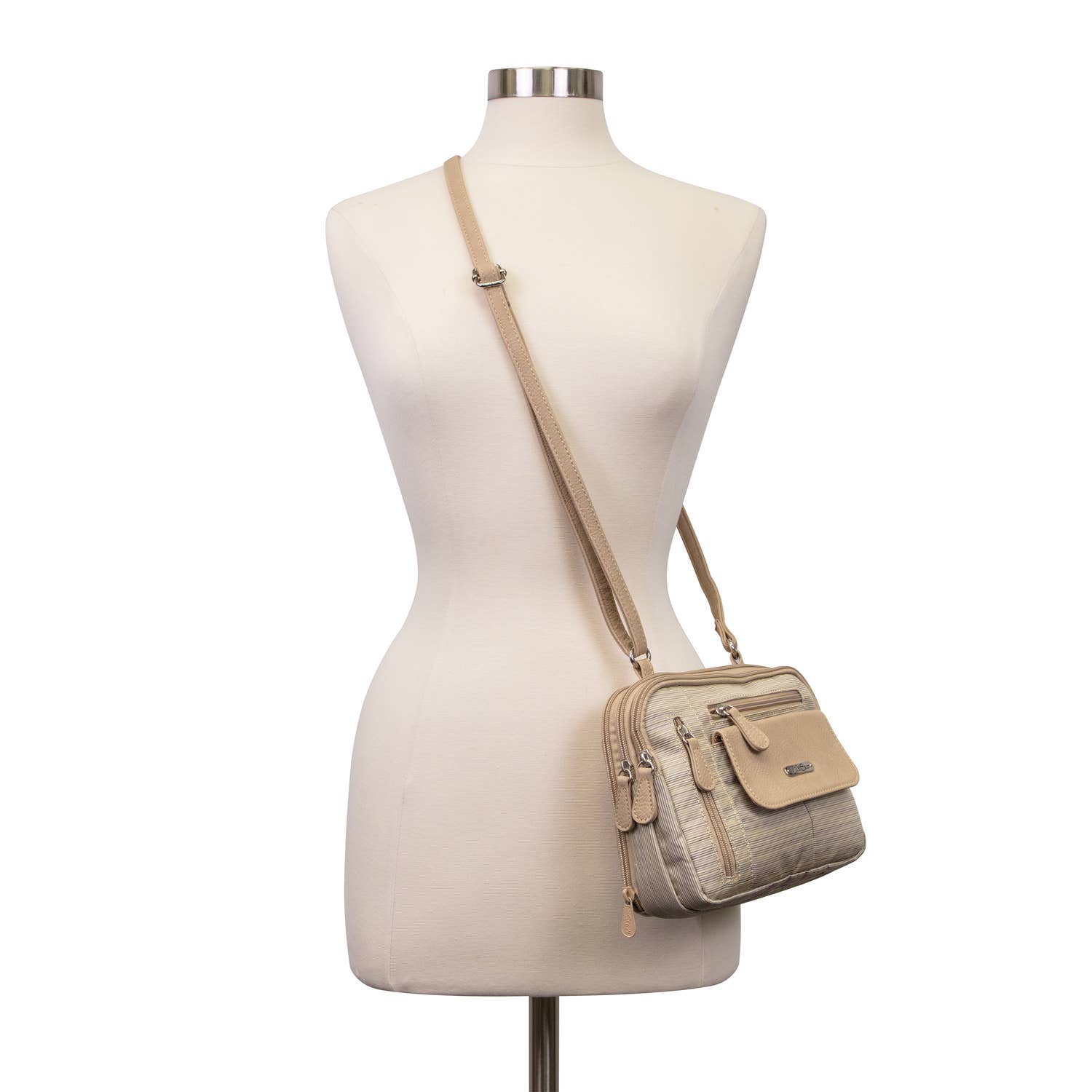 Multisac Handbags - Wholesale Crossbody Bag - Women's - Multisac Zippy Triple Compartment Crossbody47