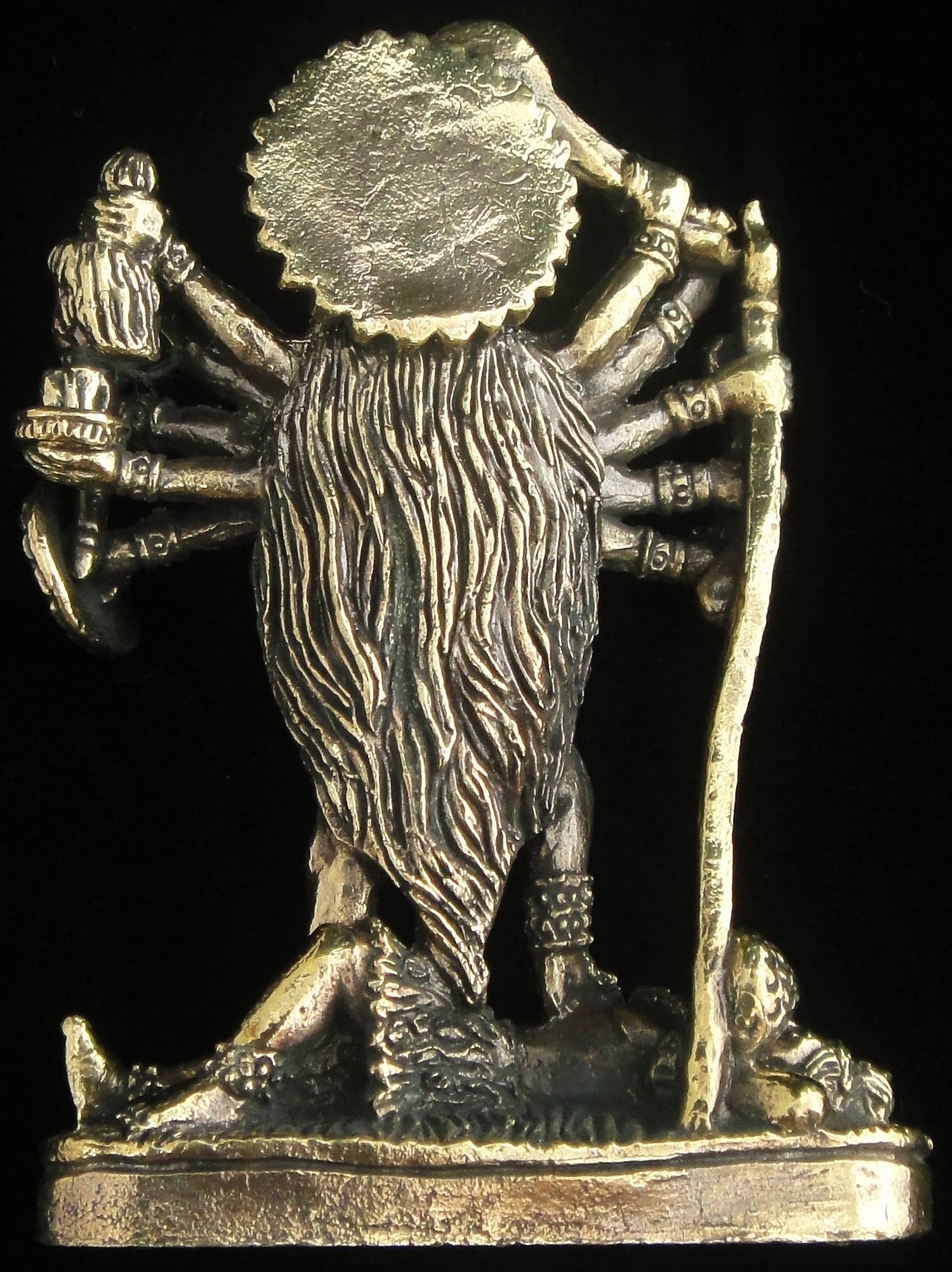 Tika - Wholesale Decorative Figurine - Brass Deity Statuette - Large - Kali1