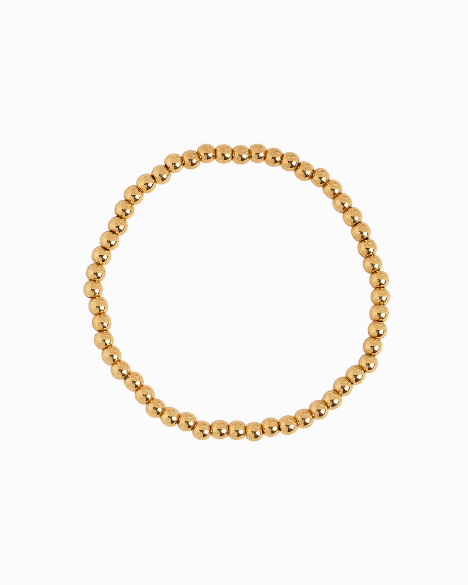 Sessori - Wholesale Jewelry Set - MOP Clover Stretch Beaded Bracelets, Set of 36