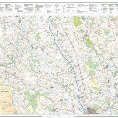 Mappa dell'esploratore dell'area dei laghi inglesi NE - Ordnance Survey per la vendita all'ingrosso da parte di Map Marketing Limited