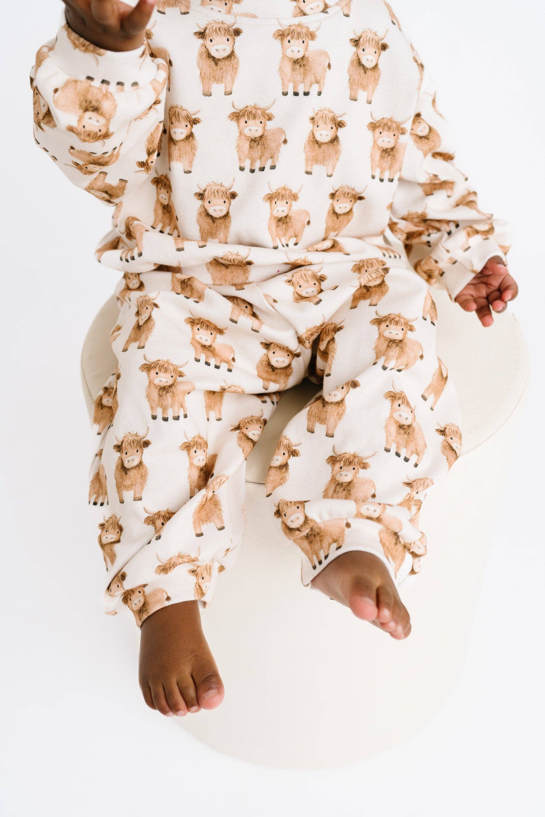 Little One Shop - Wholesale Top & Pant Set - Baby - Mini Highland Sweatsuit4