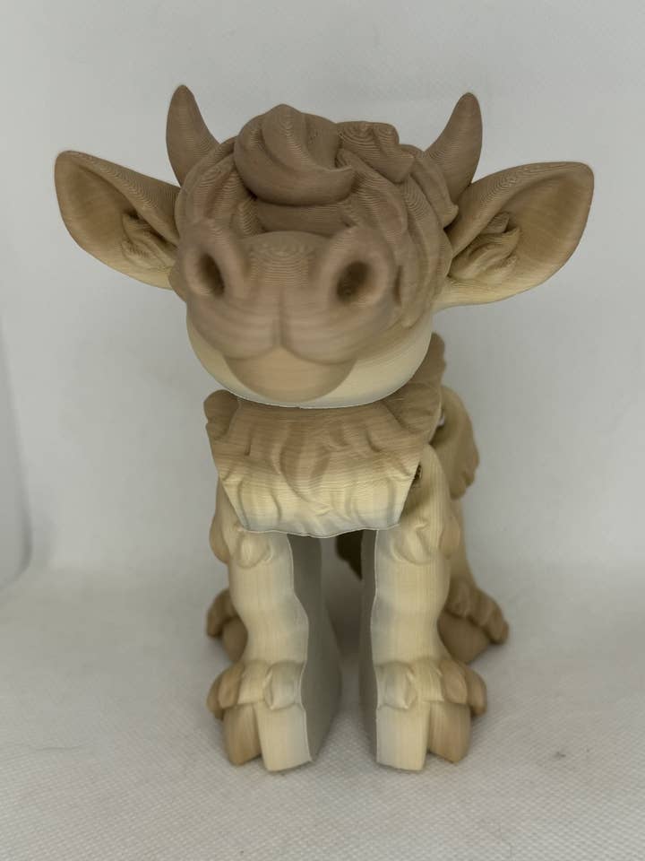 3D Printed Highland Cow for wholesale by Astrids Essentials
