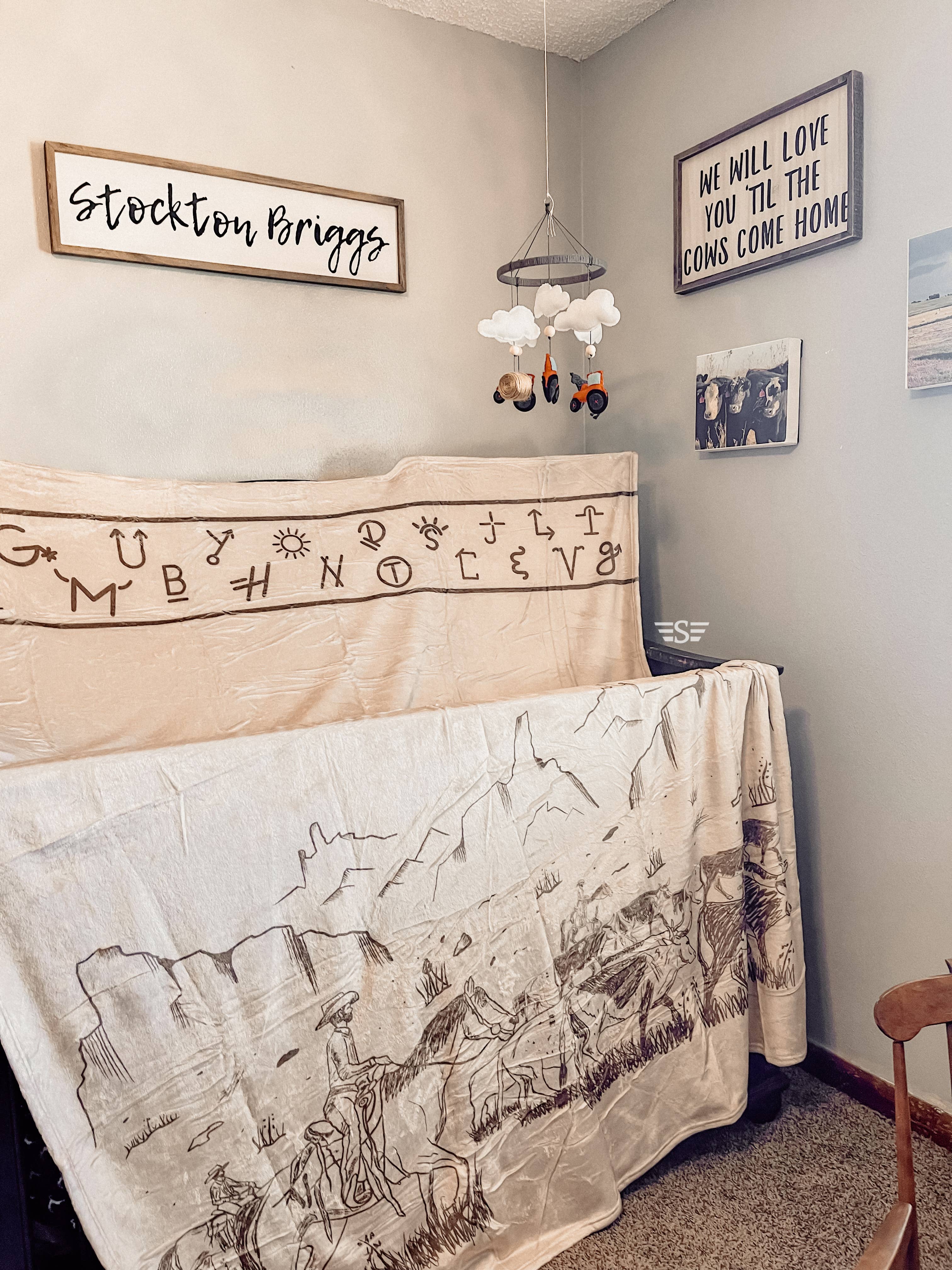 Flying S Company – wholesale Prydnadsfilt – Cattle Drive filt1