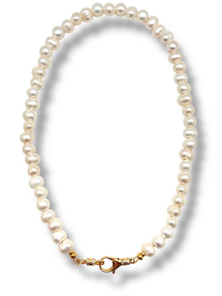 Isla Pearl Necklace for wholesale by Shiver + Duke