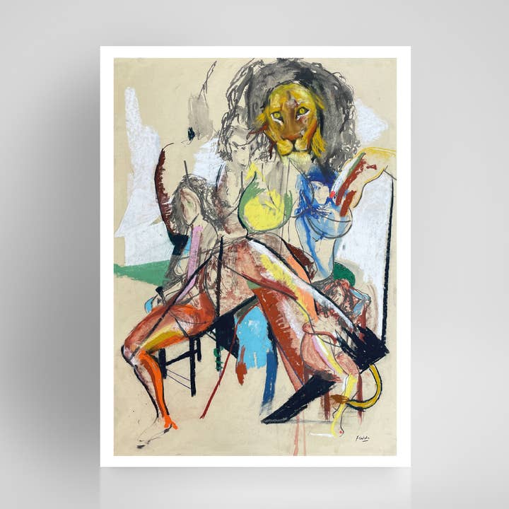 Impressão Fine Art Giclée A4 'Ouça o Rugido Dela' por atacado de Fiona Wilson Artist